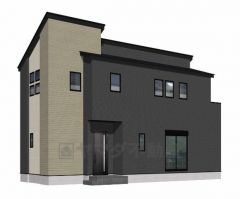 2号棟。完成予想図、現況と異なる場合は現況優先となります。