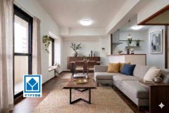 家族が集まる開放的なリビング。思い思いの時間を過ごしたり食事をしたり、素敵な団らんの場になりますね。家具はCGによるイメージ画像