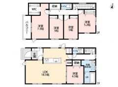全居室南向き＾＾陽当たり良好＾＾パントリー、WIC完備で収納充実＾＾