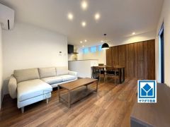 16.75帖。家族が集まる開放的なリビング。思い思いの時間を過ごしたり食事をしたり、素敵な団らんの場になりますね＾＾