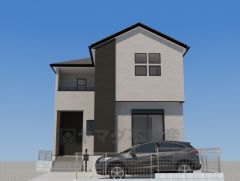 完成予想図。建物の凹凸を活かした巧みな配色により、シャープで奥行きのある立体感を演出しています。 