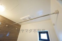 浴室暖房乾燥機付きなので梅雨時期や花粉、PM2.5が酷いときなどのお洗濯に便利ですね＾＾