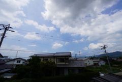バルコニーからの眺望です。