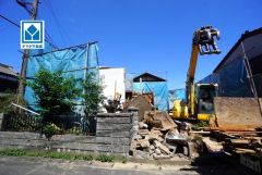 解体中。生活動線が効率的な平屋建て。敷地面積約55坪＾＾オール電化＾＾お庭付き＾＾