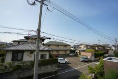 バルコニーからの眺望です。