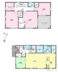 リビングは16帖の開放感あふれる空間です。2階は洋室が3部屋あるので、お子様が大きくなっても安心ですね＾＾