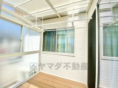 サンルームあり＾＾急な雨でも安心です＾＾