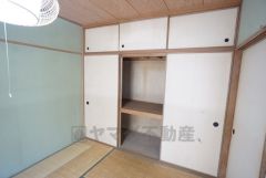 押入付き。荷物もすっきり片付けられ、ゆとりのある暮らしが出来ます＾＾ 