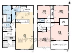4LDK。LDKは広々17帖＾＾キッチン後方に大容量パントリーあり＾＾南面インナーバルコニー＾＾