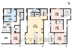 ゆとりある4LDK＾＾ウォークインクローゼット、パントリー完備＾＾