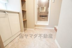 脱衣スペース。