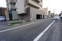 前面道路。
