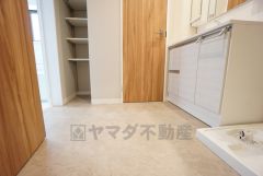 脱衣スペース。