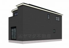 3号棟。完成予想図。裏。