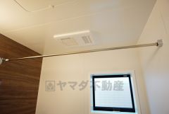 浴室暖房乾燥機付きなので梅雨時期や花粉、PM2.5が酷いときなどのお洗濯に便利ですね＾＾