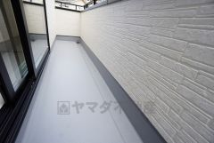 南東向きバルコニー。