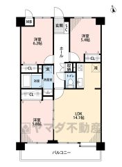7階建て7階部分。南西向き。日当たり・眺望良好＾＾