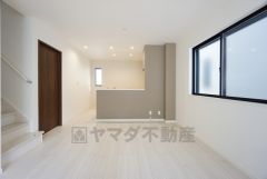 キッチンから会話が弾みそうなダイニングです。お友達や親せきをお招きするのも楽しみになりますね＾＾