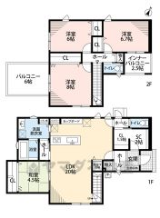 家族とのコミュニケーションが取りやすい間取り＾＾全居室収納スペース付き＾＾