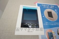 防犯はもちろん、セールスマン対策にもなるモニター付きインターホンです。