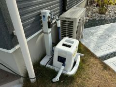 あると便利な外水栓。ガーデニングに、洗車に、泥遊びやペットの散歩の後に。