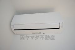 リビングにはエアコン設置済み。