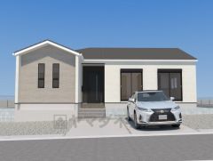 オール電化＾＾角地＾＾中牟田小学校(歩2分)生活がワンフロアで完結する、平屋建て＾＾敷地約78坪＾＾