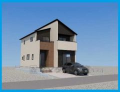 （1号棟）完成予想図。 現況と異なる場合は現況優先となります。