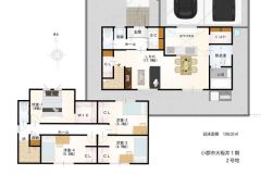 南向き＾＾4LDK。SIC＆パントリー＆WIC完備。全居室収納有で収納充実の間取り＾＾