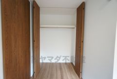 約6.25帖洋室のクローゼット。