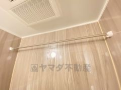 浴室暖房乾燥機付きなので梅雨時期や花粉、PM2.5が酷いときなどのお洗濯に便利ですね＾＾