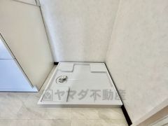 室内洗濯機置き場。