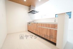 対面式キッチンなのでリビングにいるご家族とコミュニケーションを取りながら洗い物や、お料理が楽しめそうですね＾＾