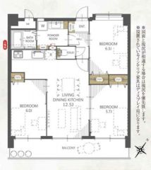 南東向きで陽当たり良好＾＾全居室5帖以上＆収納付き。