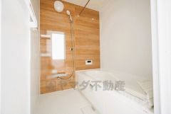 一日の疲れを癒すバスルーム。