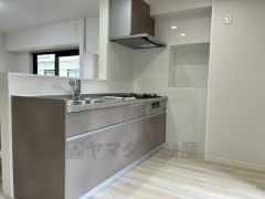 対面式キッチンなのでリビングにいるご家族とコミュニケーションを取りながら洗い物や、お料理が楽しめそうですね＾＾