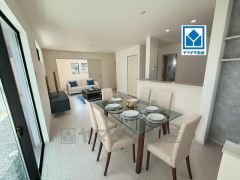 家具はCGによるイメージ図です。窓から光が差し込む明るいダイニングです＾＾