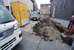 駐車スペースはゆとりある2台分を確保。マイカー用に、お客さま用に、余裕を持ってご利用いただけます。