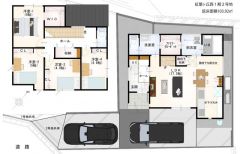 南東向き4LDK、日当たり・風通し良好。収納充実で暮らしやすい間取り＾＾
