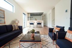 家族が集まる開放的なリビング。思い思いの時間を過ごしたり食事をしたり、素敵な団らんの場になりますね＾＾CGによるイメージ画像