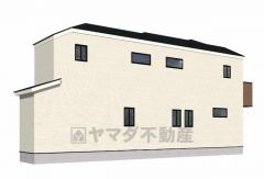 完成予想図、裏。