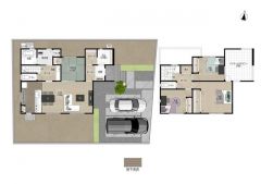 リビングは18帖の開放感あふれる空間です。2階は洋室が3部屋あるので、お子様が大きくなっても安心ですね＾＾