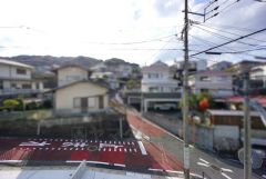 バルコニーからの眺望です。