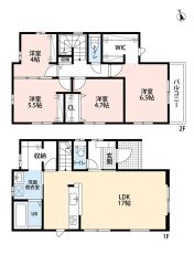 南東向き＾＾4LDK＾＾ 開放感のあるリビング階段。洗面室横には2.5帖の収納スペース完備。南東面バルコニーで陽当たり良好＾＾