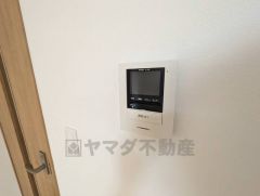 防犯はもちろん、セールスマン対策にもなるモニター付きインターホンです。お子さん1人での留守番時にも活躍しそうです。