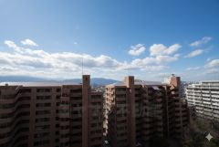 バルコニーからの眺望です＾＾お休みの日にはコーヒーを飲みながらのんびりするのにも＾＾