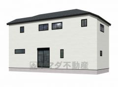 完成予想図。4ＬＤＫとウォークインクローゼットでゆとりのある暮らしが実現。2階は洋室が4部屋あるので、お子様が大きくなっても安心ですね＾＾