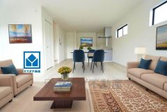 家族が集まる開放的なリビング。思い思いの時間を過ごしたり食事をしたり、素敵な団らんの場になりますね＾＾家具はCGによるイメージ図です。