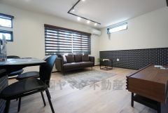 スタイリッシュでお洒落なリビングダイニング。