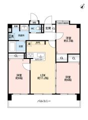 R8年1月内装リフォーム完了済＾＾ 3LDK。南東向き。オートロック付きマンション＾＾全居室ゆとりのある5.5帖以上＆収納付き＆採光を確保。 